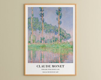 Claude Monet Art Print, Monet Paintings, Monet Wall Art, Art Nouveau Prints, Monet Exhibition Art, Monet Wall Decor, Modern Home Decor