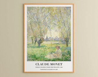 Claude Monet Art Print, Monet Paintings, Claude Monet Wall Art, Museum Prints, Monet Exhibition Print, Wall decor, Vintage Art Print