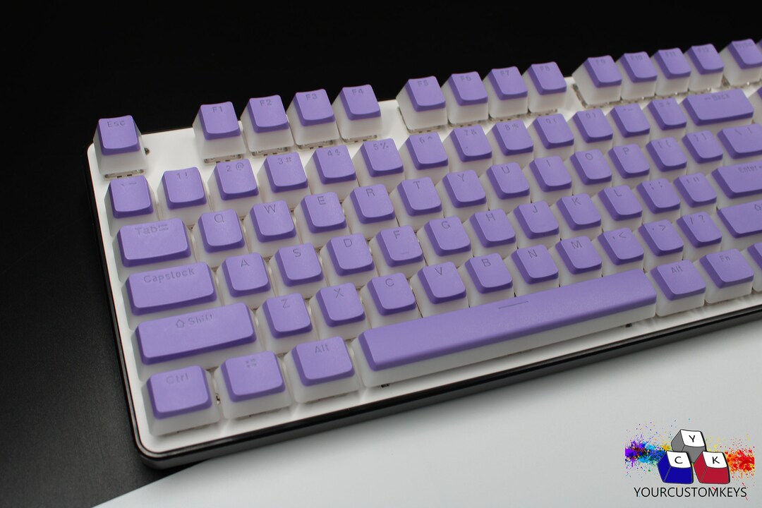 Purple Pudding Keycap Set ANSI Keycap Set PBT Double Shot Etsy