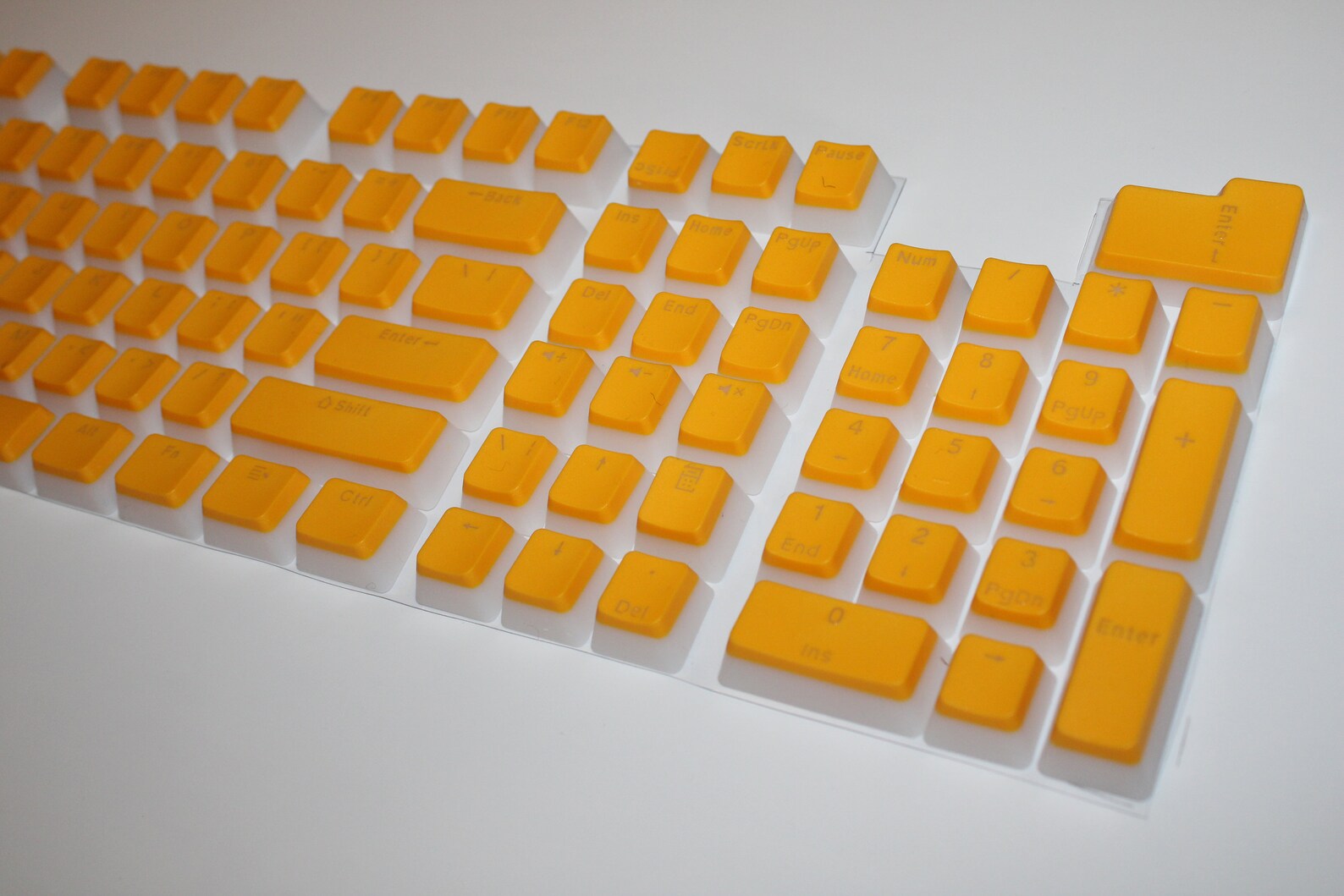 Yellow Pudding Custom Key Caps 104 PBT Etsy