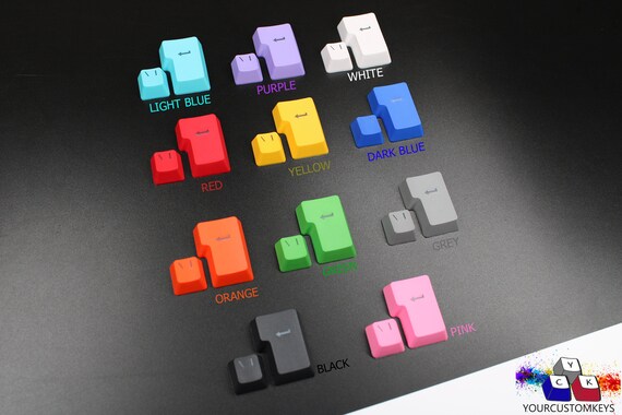 Enter Key Cap ISO (Large) R2/3 & \ I R1 1U Keycap PBT Double Shot Cherry Mx Profile With Keycap Backlighting OEM Profile With Colour Options