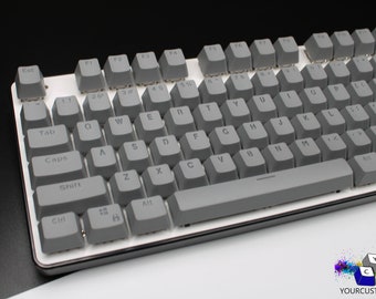 Set di copritasti ANSI grigi PBT Double Shot Premium Keycap Set completi-OEM Profilo-104 Key Caps-1 Opzioni di colore-2 Opzione colore