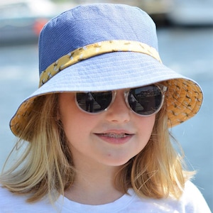 W&W Sandcastle Bucket Hat Digital Downloadable PDF Sewing Pattern Newborn XL Adult image 4