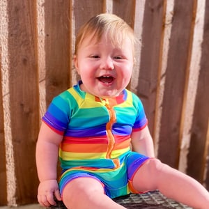 Baby boy outlet swim romper