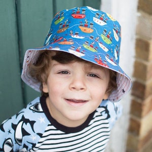 W&W Sandcastle Bucket Hat Digital Downloadable PDF Sewing Pattern Newborn XL Adult image 5