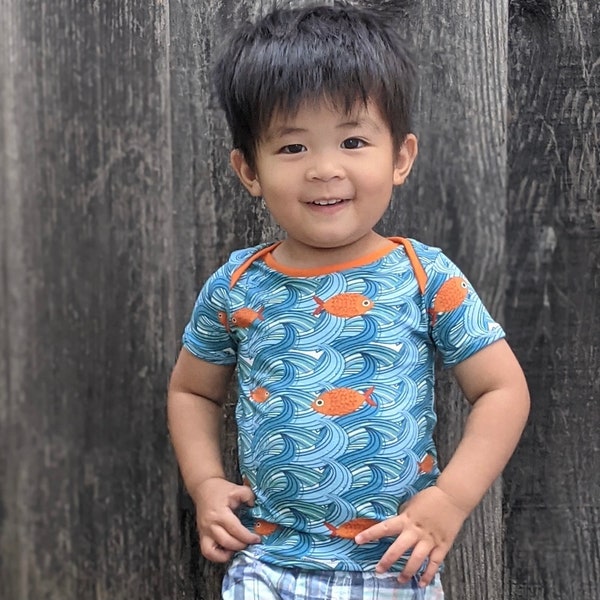 W&W Lunar T-Shirt Downloadable PDF Sewing Pattern (Newborn - Age 4)