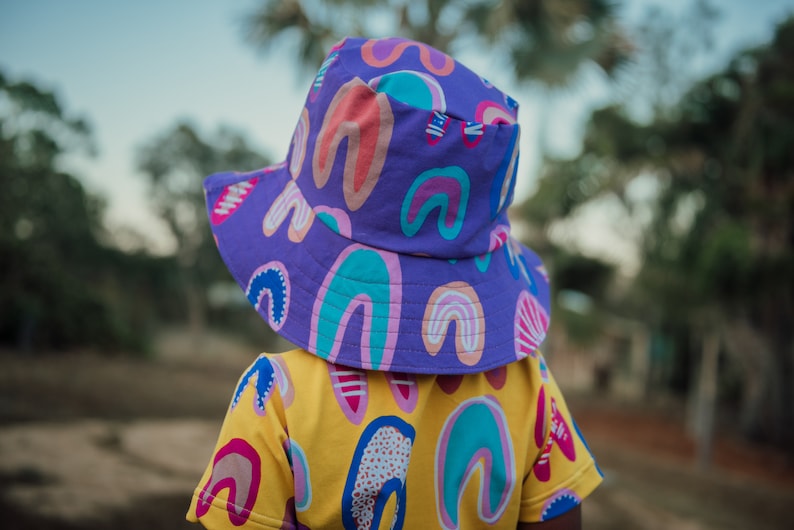 W&W Sandcastle Bucket Hat Digital Downloadable PDF Sewing Pattern Newborn XL Adult image 8