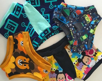 W&W Speedy Pants (boxershorts en slips) Digitaal downloadbaar naaipatroon (6-12 m - 12 jaar)