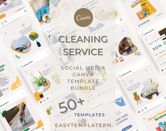 Modelos de mídia social de limpeza, modelos de serviço de limpeza, postagem de limpeza no Instagram, modelos de limpeza no Canva, postagem de marketing de mídia social