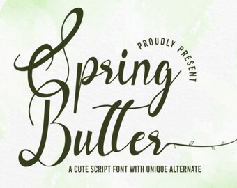 Download Easter Font Etsy