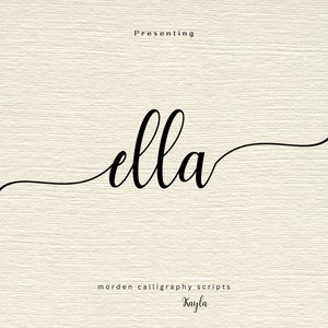 Long Line Tail Schriftart, Schriftart mit Tails, Schriftart für Cricut, Feminine handgeschriebene Schrift, kommerzielle Nutzung erlaubt