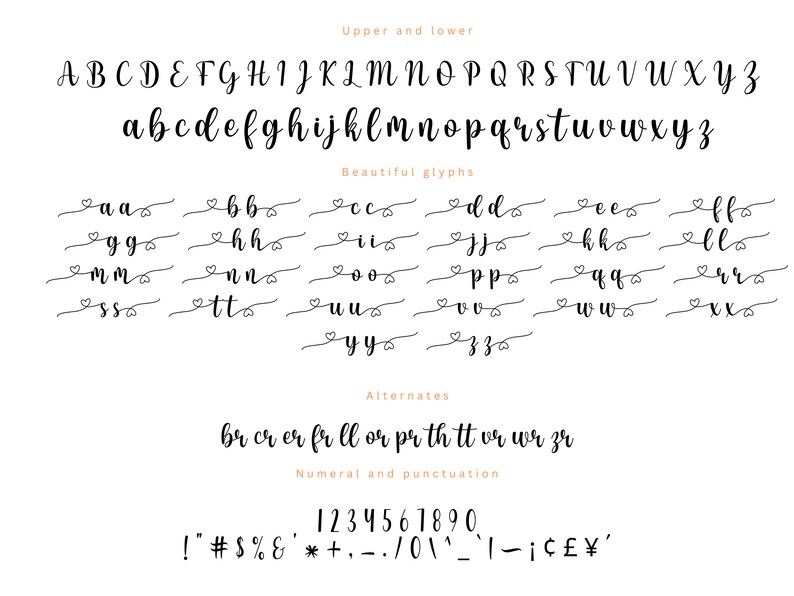 Karin Script Julia Karin Script Font: Heart Tail, Wedding Font (OTF, TTF) - Etsy