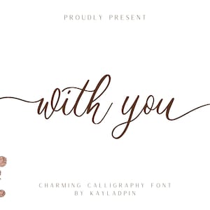 Schöne geschwungene Schriftart mit Schwänzen, Schriftart für Cricut, Feminine Handgeschriebene Schriftart, kommerzielle Nutzung erlaubt