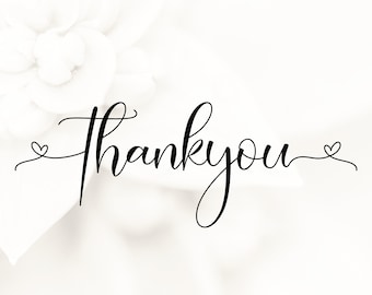 Elegant Handwritten Font: Calligraphy with Heart Tails (OTF, TTF)
