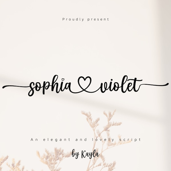 Connecting heart Font with tails, Lovely Wedding Fonts,Font with tails,Font with swashes, tails, names with heart between