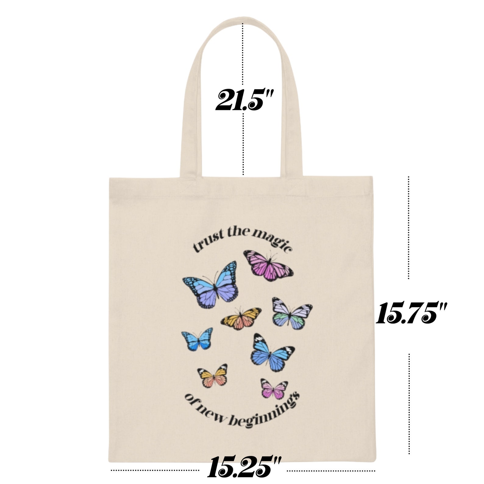 Butterfly Tote Bag Butterfly Purse Cute Tote Bag Trendy Etsy
