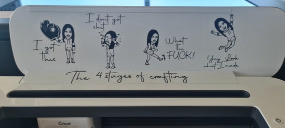 The Stages of Crafting (bitmoji Edition)