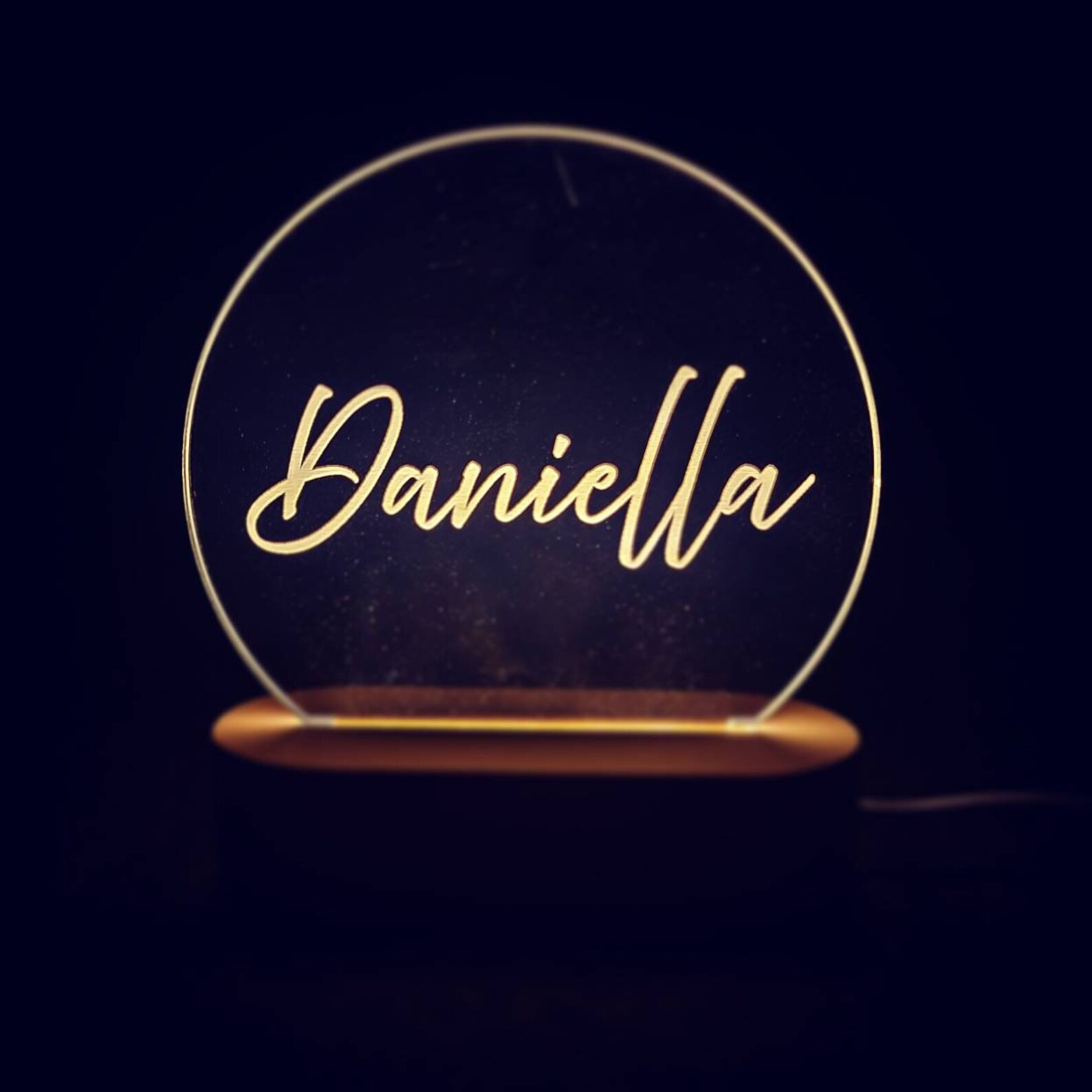 Personalised Name Night Light Etsy Australia