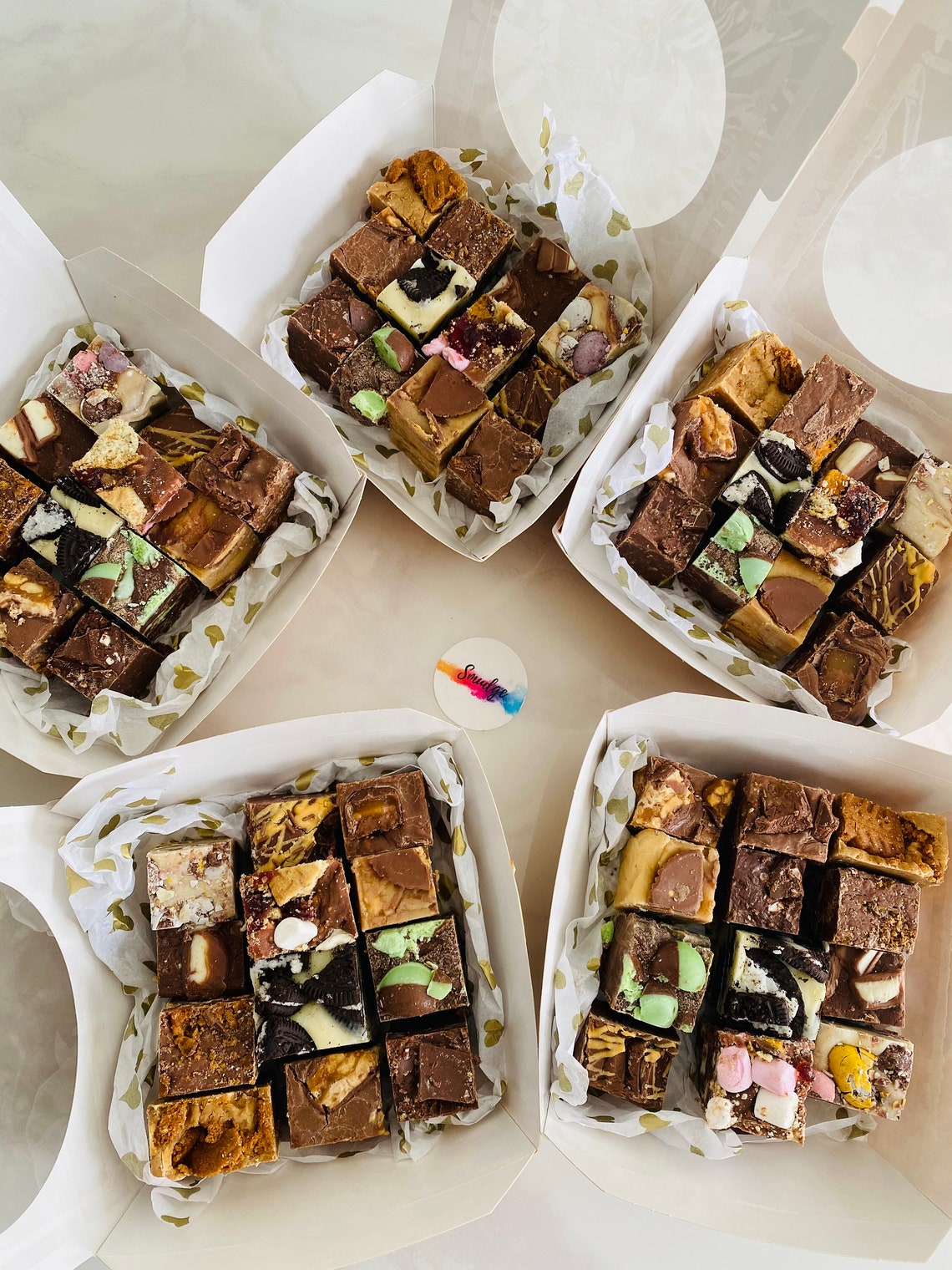 Gourmet Handmade Fudge Selection Box Gift Etsy