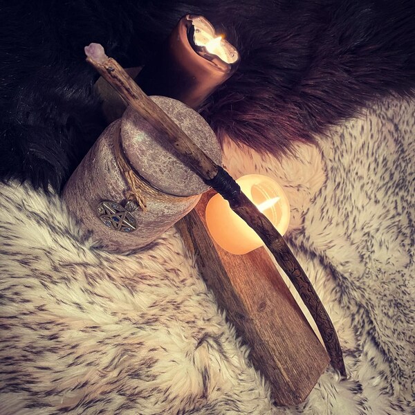 Handmade wand for magick