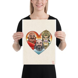 Ram Dass, Hanuman, Neem Karoli baba, Maharajji Poster