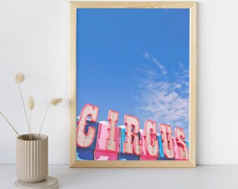 Zirkus Poster | Skurrile Karneval-Zeichen-Wand-Kunst