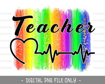 Teacher Life PNG Sublimation digital download