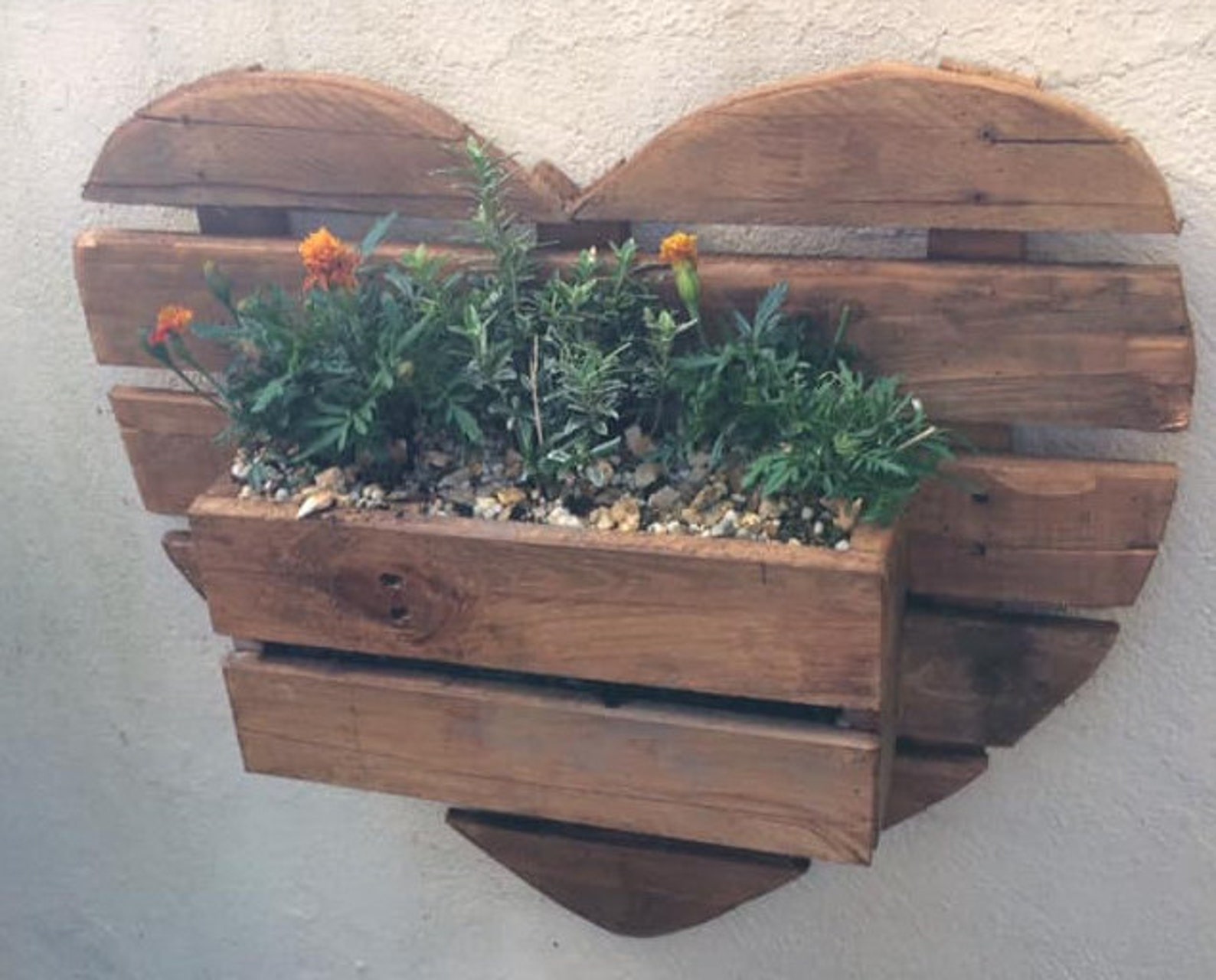 Custom Wood Wall Planters Etsy