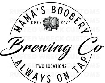 Mama's Boobery instant download file perfect for sublimation, screen print, dtg printing PNG, svg, breastfeeding svg, mama svg