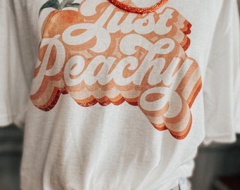 Koszulka z grafiką Just Peachy