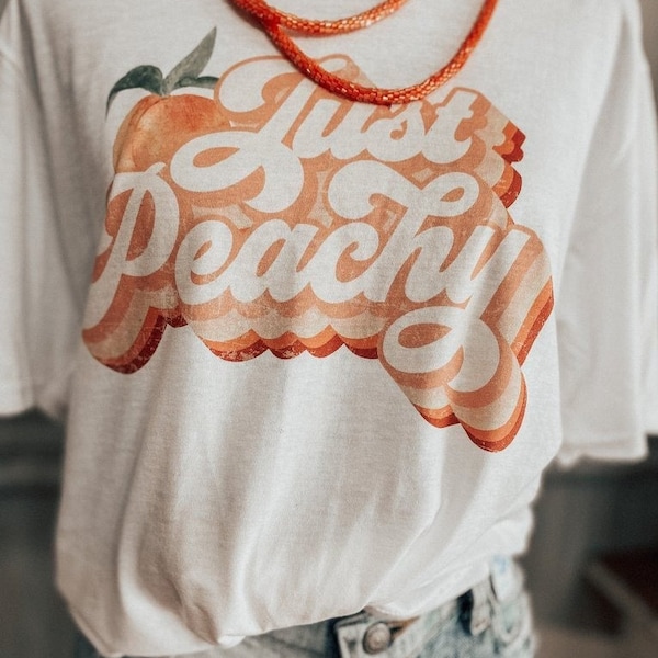 Juste Peachy Graphic Tee