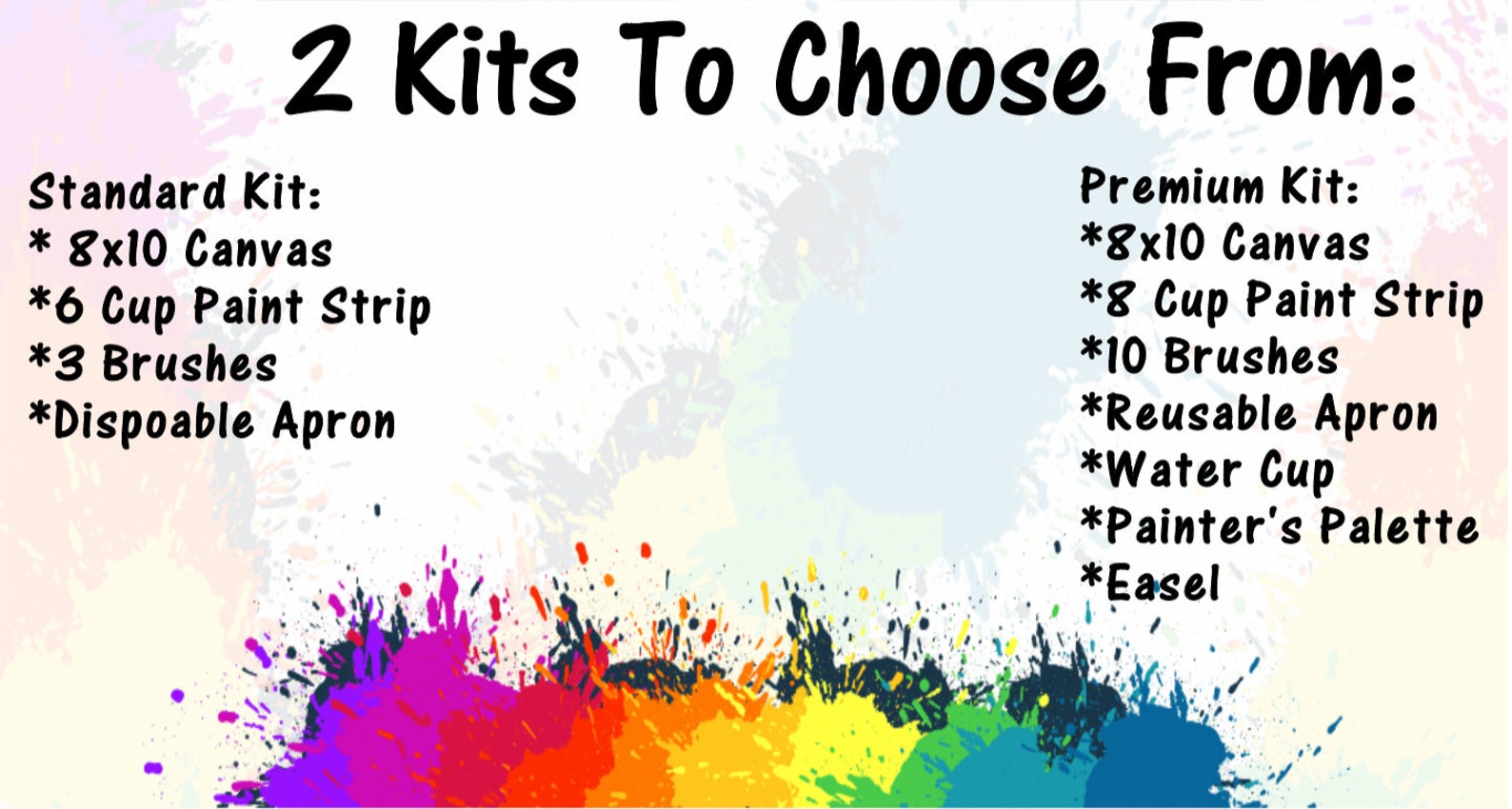 Sip and Paint Kit Paint Party Kit Canvas Painting Kits Etsy