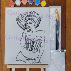 Feeling Naughty Canvas Painting Kit {Adult}