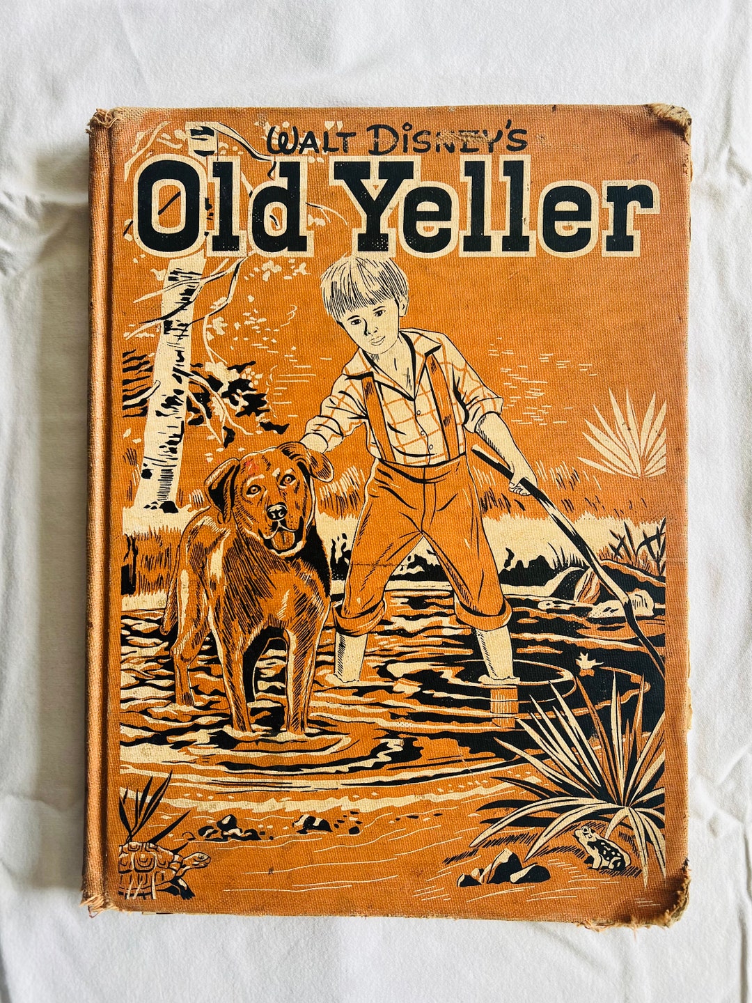 Antique Walt Disney Old Yeller Book Etsy