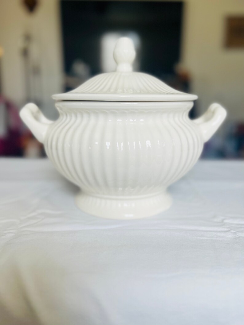 Beautiful Antique Soup Tureen Etsy