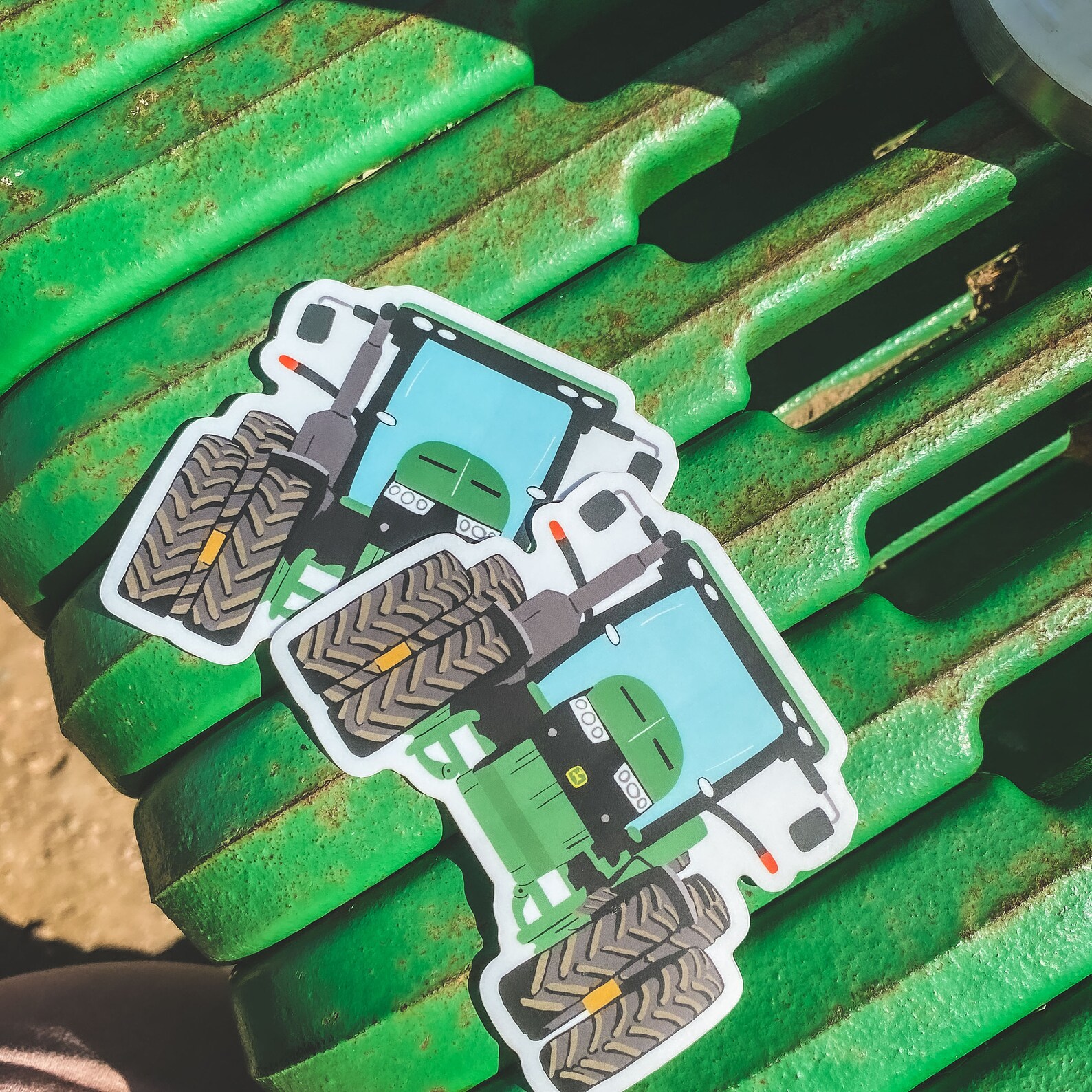 John Deere Tractor Sticker Decal Etsy
