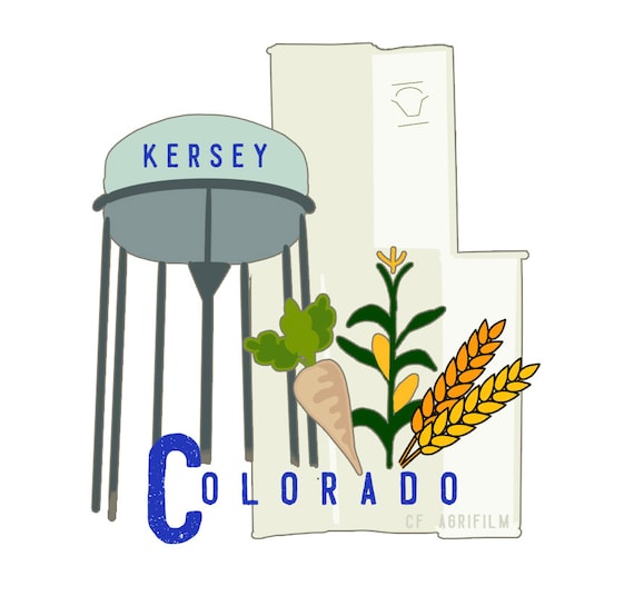 Kersey Colorado Sticker Etsy