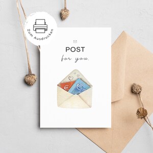 Cadeau monétaire comme petit souvenir/carte de remerciement/carte de vœux/carte postale pliante pour vous.