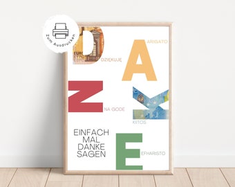 Regalo de dinero gracias | Regalo de dinero creativo para imprimir | Amigo Colega Pensión Educador Maestro | Disponible inmediatamente
