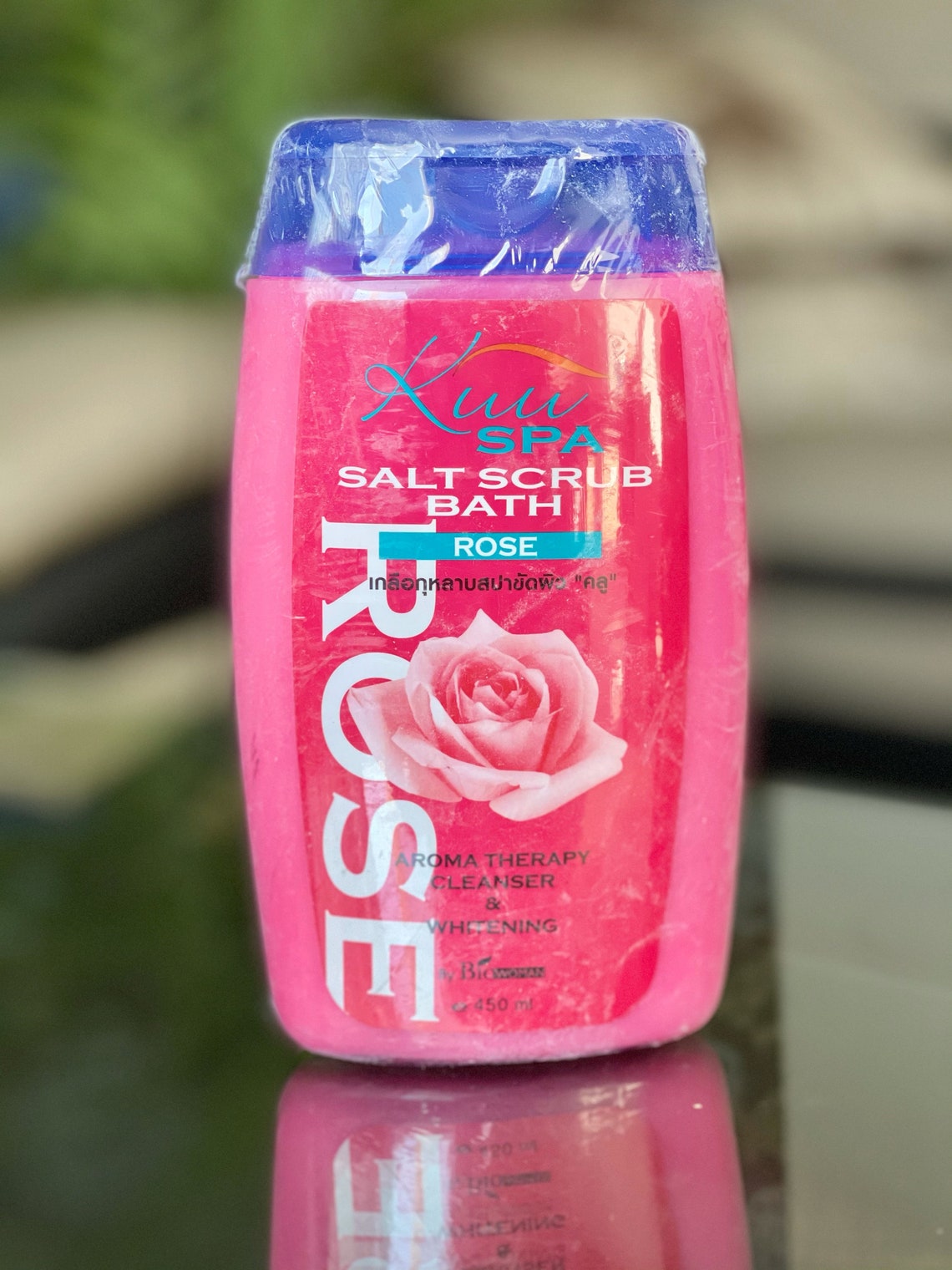 Kuu Spa Salt Scrub Bath Turmeric Therapy Cleaner Etsy