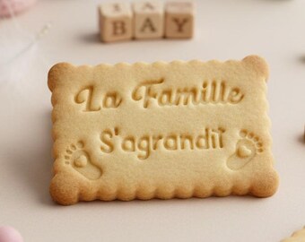 Taglia Biscotti Utero In Gravidanza Con Feto Per Annuncio Nascita Bakerlogy