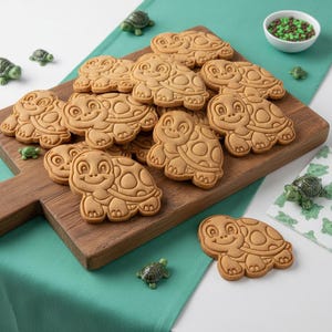 Molde para galletas de tortuga – Molde para galletas de tortuga, decoración de pasteles, repostería creativa