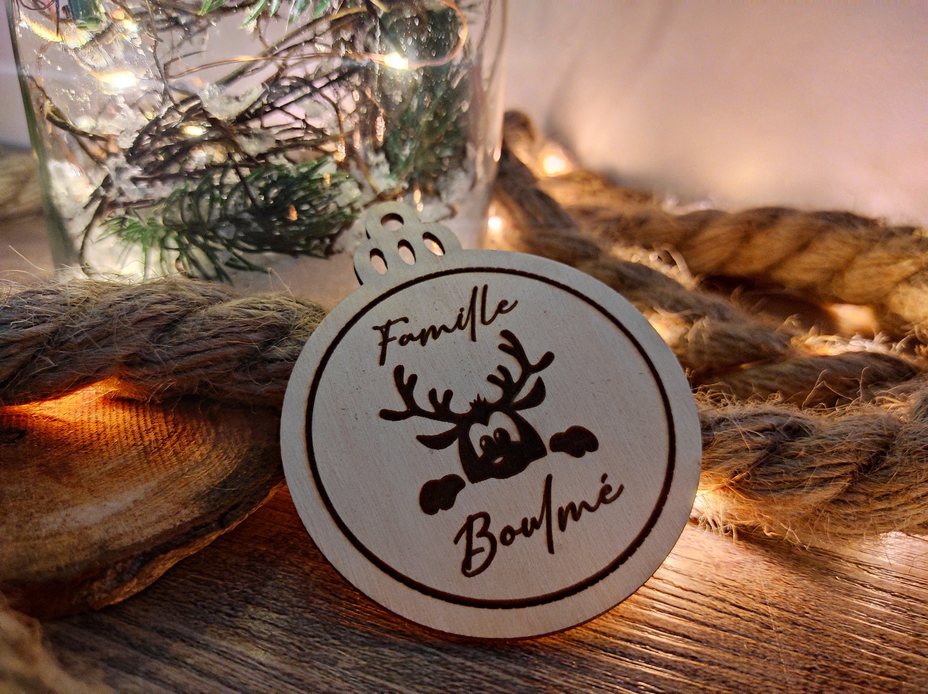 Boule de Noël Personnalisée Personalized Christmas Ball