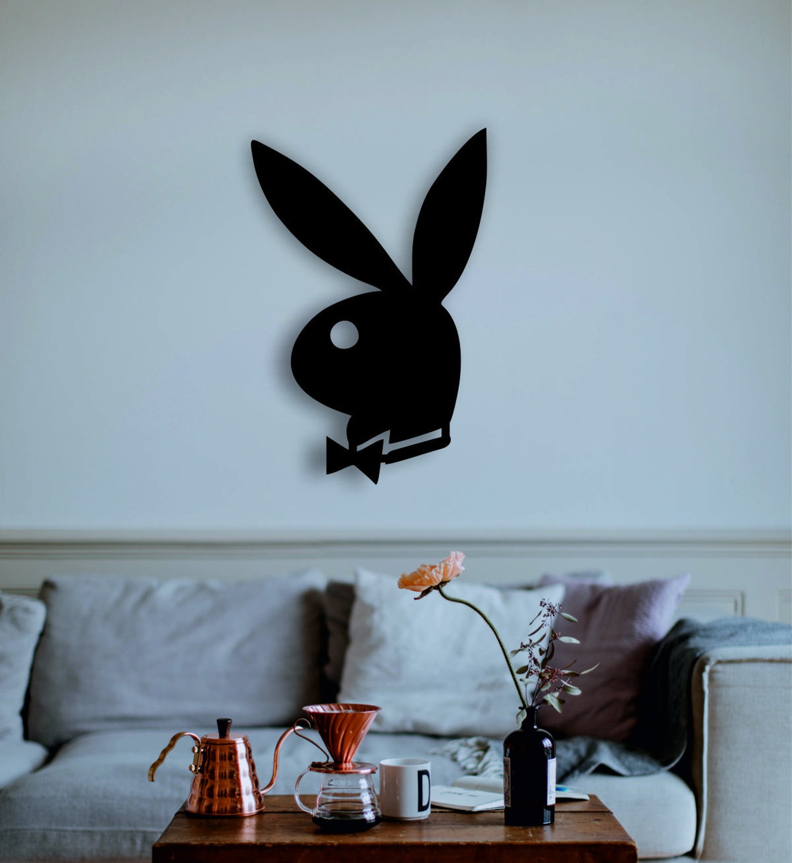 Playboy Wall Art Sacred Geometry Wall Art Wooden Wall Art Etsy
