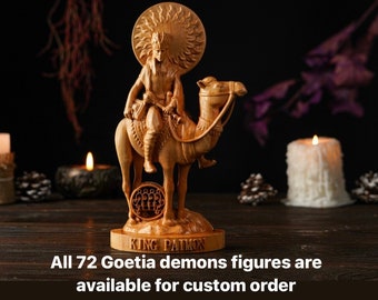 Démons Goetia, figurine de sorcellerie Goetia, figurine de démon Goetia, roi Goetia, statue païenne, satanique, statue de démon, Astaroth, Vapula