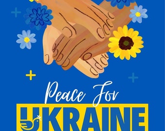 Digital file: Stickers for Ukraine - Peace for Ukraine