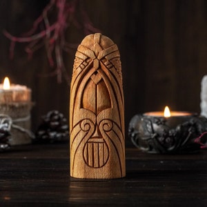 Bragi statue, Bragi Norse statue, Bragi norse god, viking statue, norse pagan, norse altar, asatru