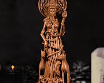 Hecate statue, Hecate Greek Goddess, Hekate Figure, greek gods, pagan statue, greek altar, wicca goddess