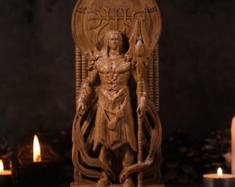 Zepar Duke Demon, Zepar Duke statue, Zepar Duke Goetia, Demonology figure, Goetia demon, pagan altar, pagan statue