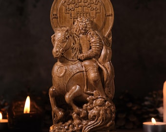 Vine King Demon, Vine King statue, Vine Goetia King, Demonology figure, Goetia demon, pagan altar, pagan statue